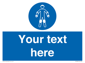 Custom protective roller sport equipment must be worn